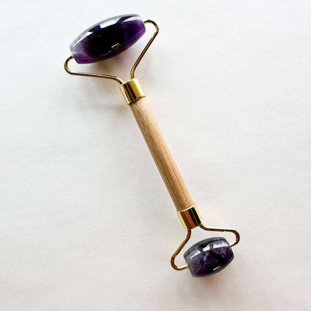 BOUTIQUE | Bamboo & Jade Facial Roller | Black