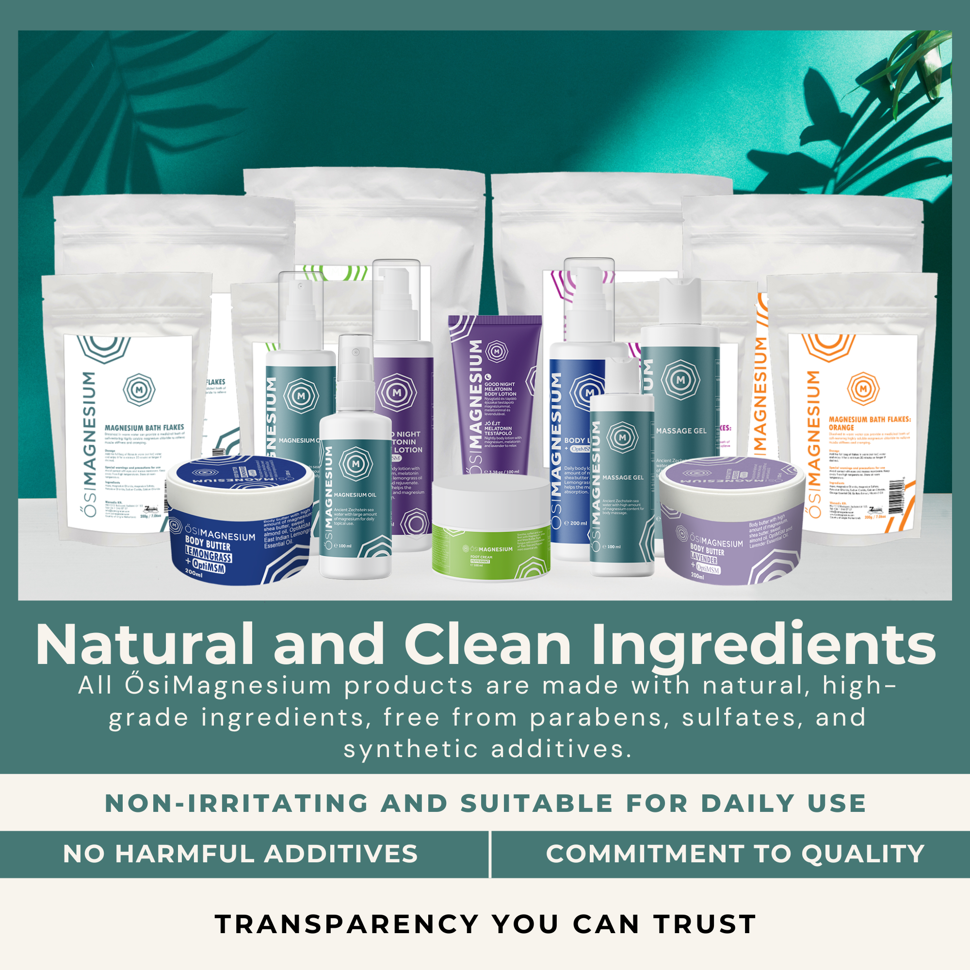 ŐSIMAGNESIUM Body Lotion + Melatonin + OptiMSM-0.25oz SAMPLE