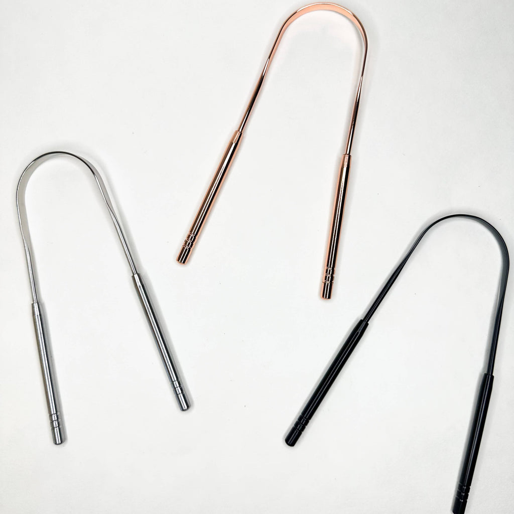 BOUTIQUE 100% Pure Copper Tongue Scraper