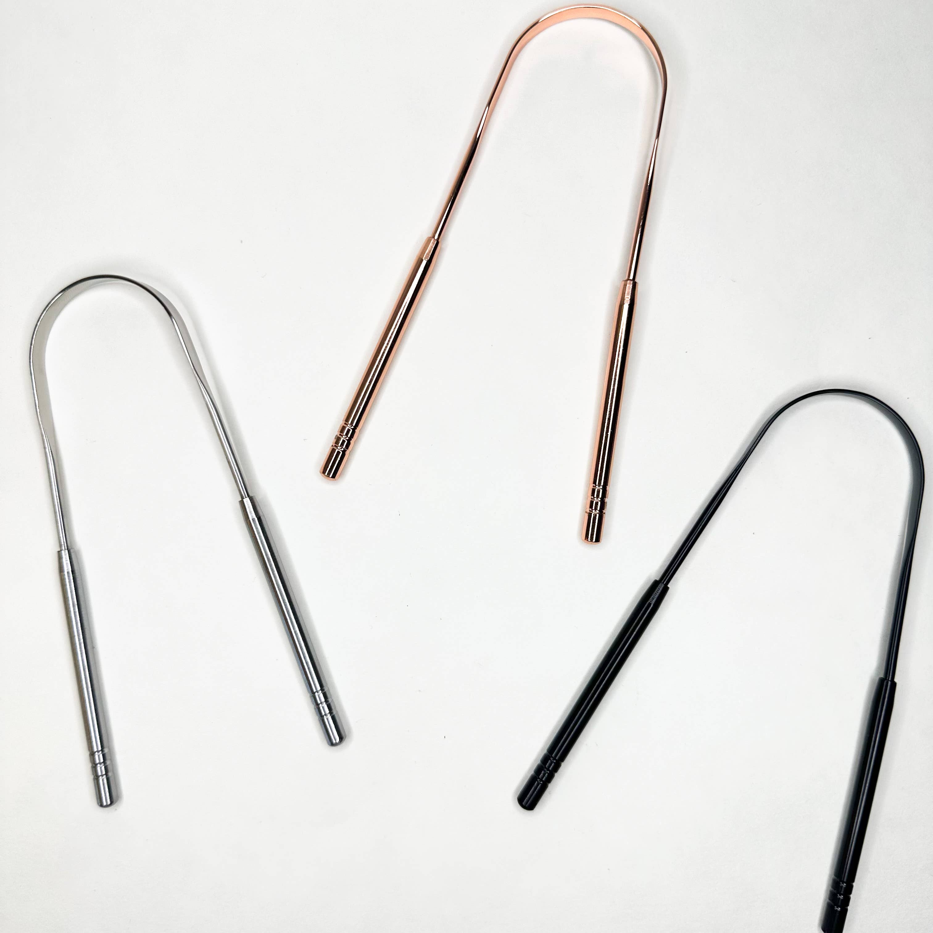 BOUTIQUE 100% Pure Copper Tongue Scraper