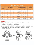 SHAPERX Waist Trainer Belt, Sports Girdles for Women: Black / L