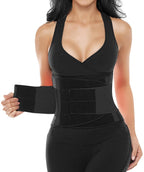 SHAPERX Waist Trainer Belt, Sports Girdles for Women: Black / M