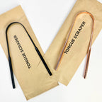 BOUTIQUE 100% Pure Copper Tongue Scraper